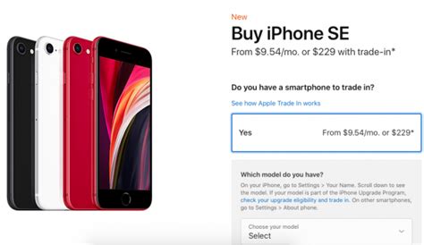 iphone se trade in value apple